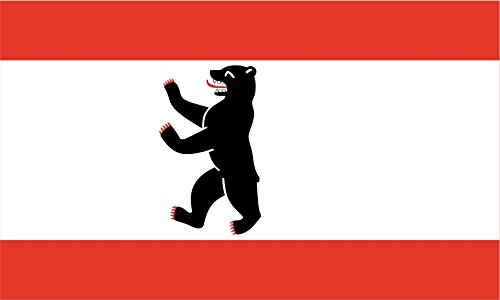 Kiwistar - Aufkleber - Berlin - Bundesland Deutschland Autoaufkleber Sticker Flagge von Kiwistar