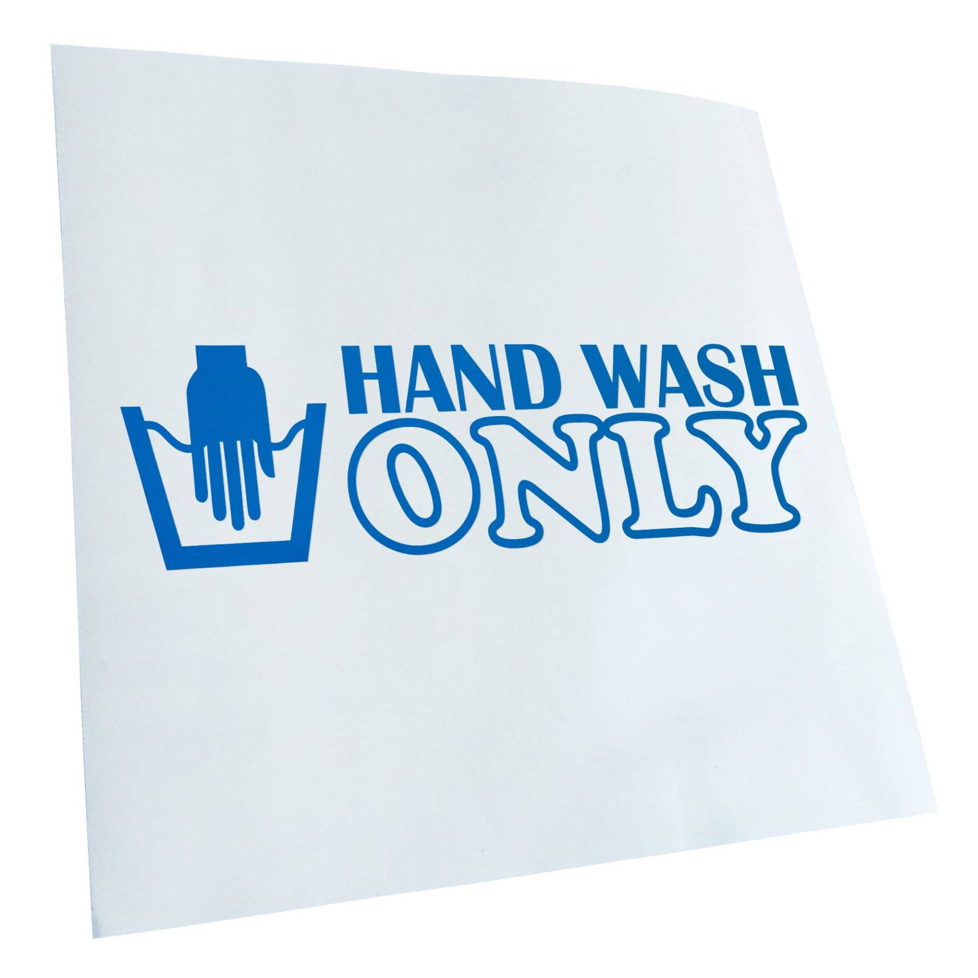 - Autoaufkleber - Hand Wash Only Aufkleber für Auto, Laptop, Fahrrad, LKW, Motorrad mehrfarbig JDM Decal Racing von Kiwistar