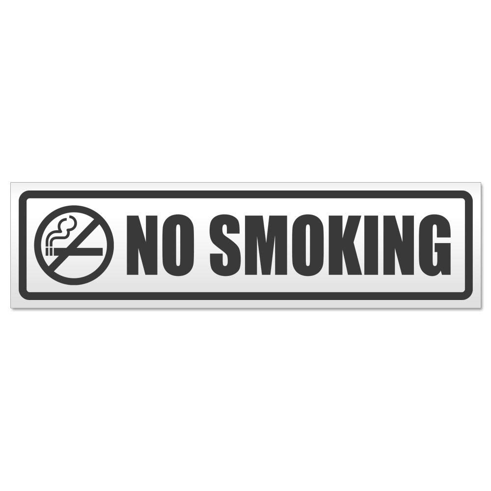 Kiwistar - Autoaufkleber - No Smoking - Hinweis Aufkleber Sticker für Auto, Kfz, Fahrrad, PKW, LKW von Kiwistar