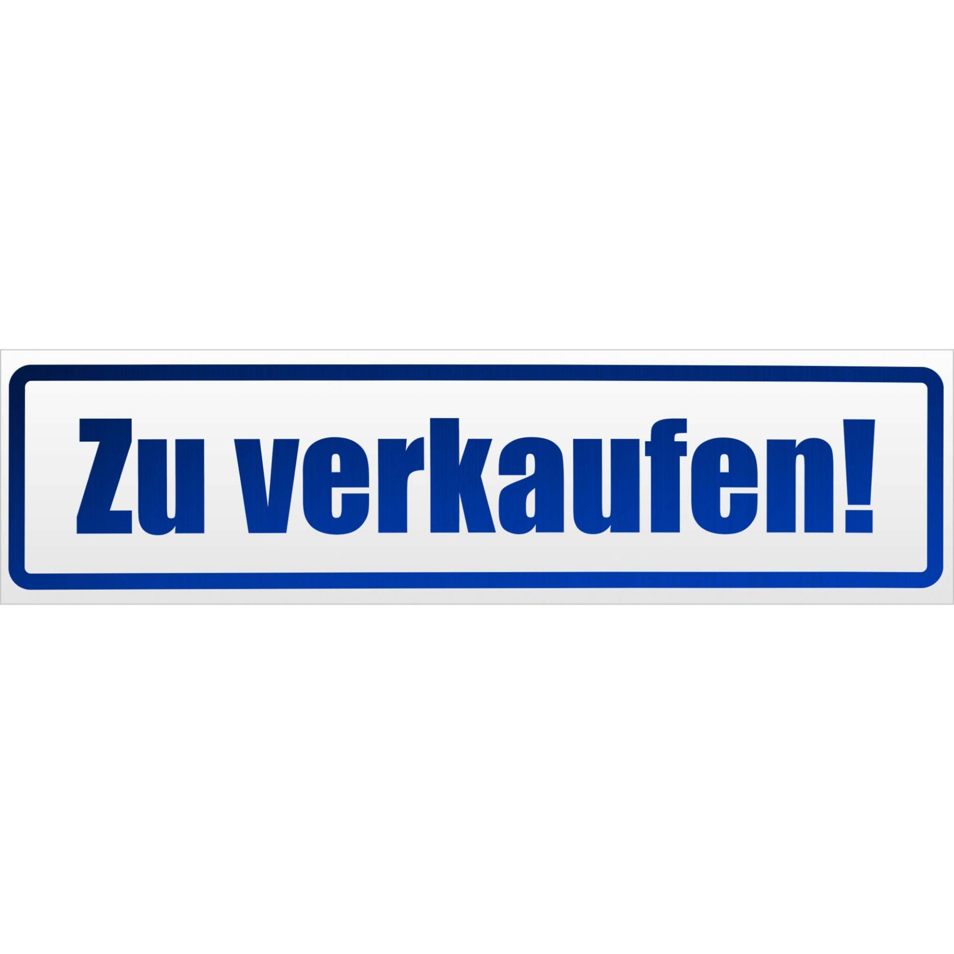 Kiwistar Magnetschild Schild magnetisch - 60cm Blau - reflektierend - Magnetfolie für Auto PKW Kfz von Kiwistar