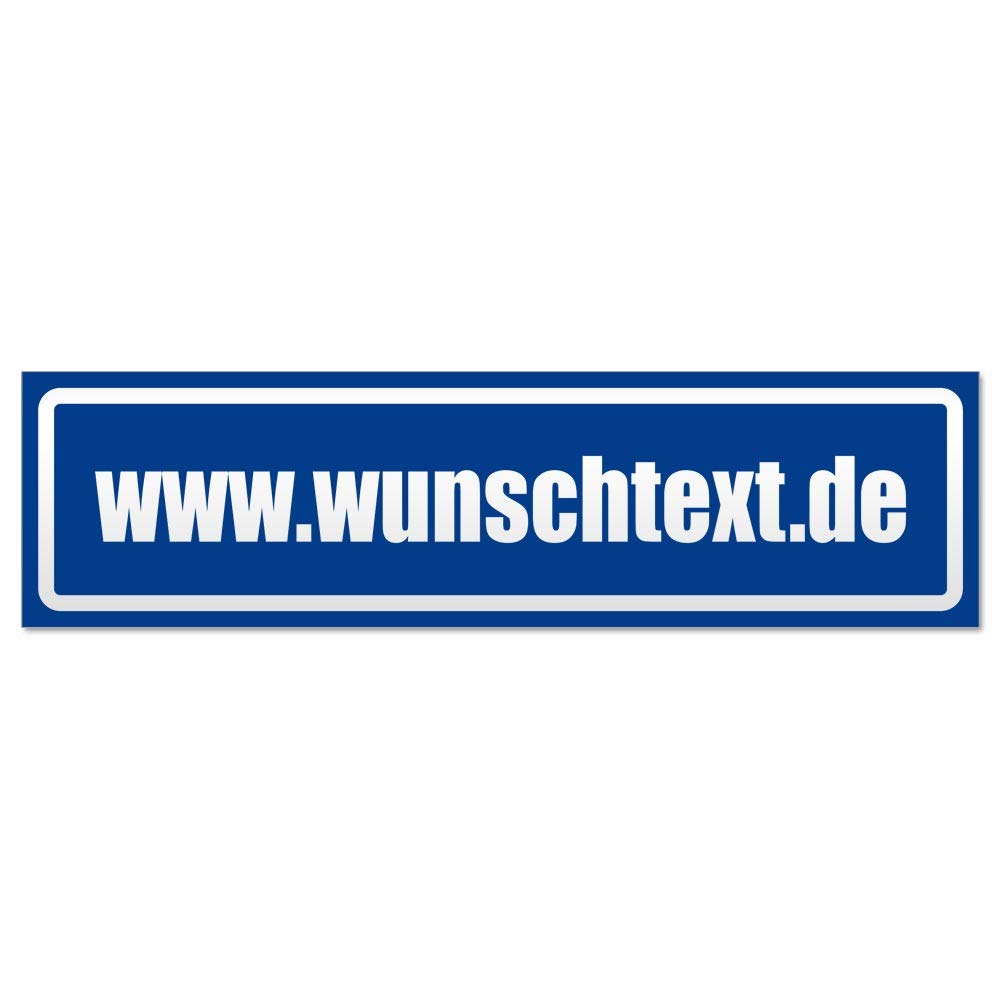 Kiwistar wunschtext Domain Magnetschild Schild magnetisch - 60cm Verkehrsblau - Magnetfolie für Auto PKW Kfz Kiwistar wunschtext Domain Magnetschild Schild magnetisch - 60cm Verkehrsblau - Magnetfolie für Auto PKW Kfz von Kiwistar