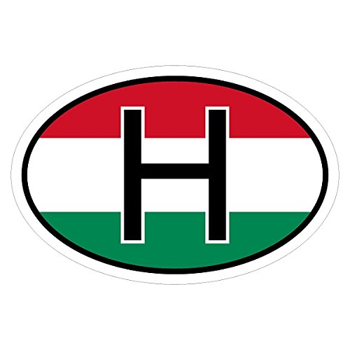 Kiwistar - Autoaufkleber - 15x10 cm - außen klebendKiwistar Autoaufkleber - Ungarn H Auto, Laptop, Fahrrad, LKW, Motorrad Mehrfarbig Autoaufkleber Aufkleber KFZ Flagge Fahne von Kiwistar