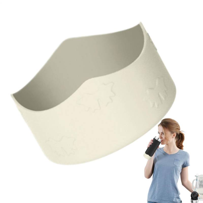 Kixolazr Wasserflaschen-Schuh | Silikon-Bodenhülle Für Trinkflaschen | rutschfeste Flaschenhalterung Mit Ästhetischem Design Für Damen Herren Jugendliche von Kixolazr