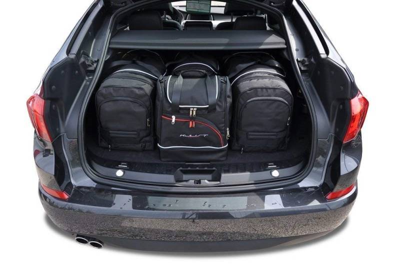 KJUST Kofferraumtaschen 4 stk kompatibel mit BMW 5 GRAN TURISMO F07 2010-2017 von KJUST
