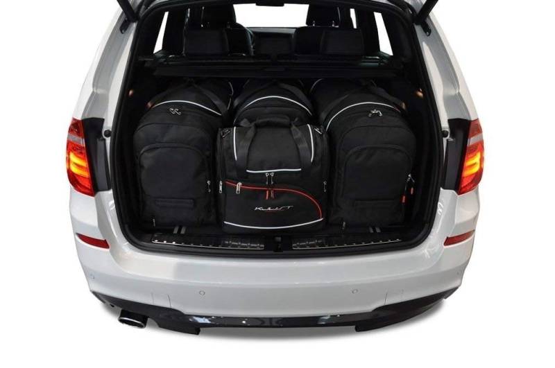 KJUST Dedizierte Kofferraumtaschen 4 stk kompatibel mit BMW X3 F25 2010-2017 von KJUST