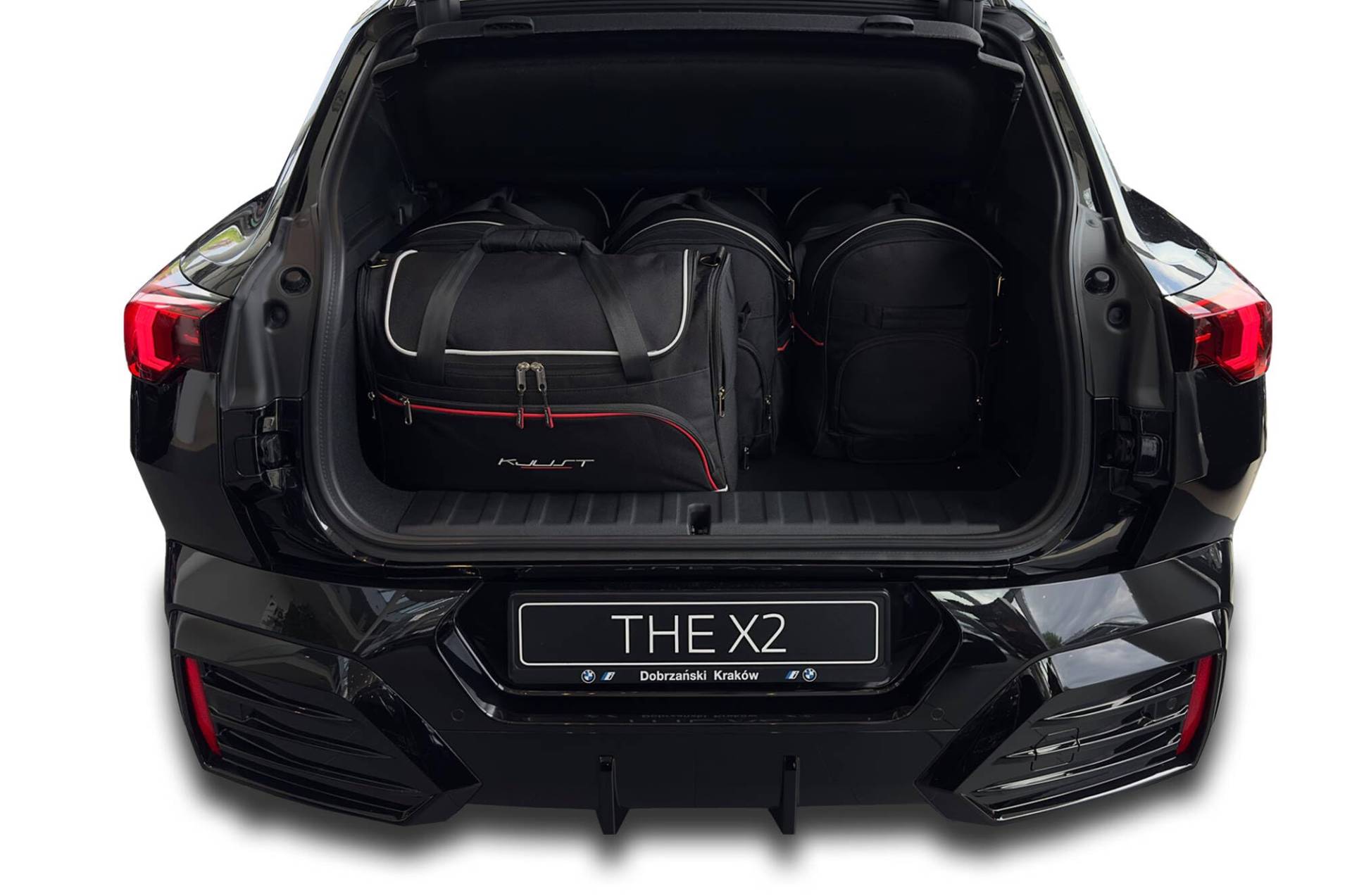 KJUST Dedizierte Kofferraumtaschen 4 STK kompatibel mit BMW X1 E84 2009-2015 von KJUST