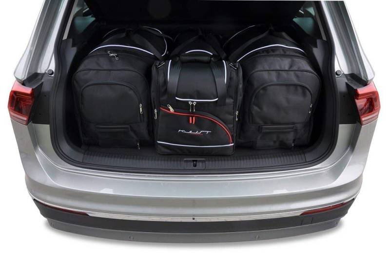 KJUST Dedizierte Reisetaschen 4 stk kompatibel mit VW TIGUAN II 2016-2024 CarBag von KJUST