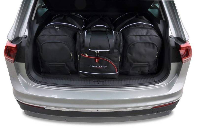 KJUST Dedizierte Reisetaschen 4 stk kompatibel mit VW TIGUAN II 2016+ Car Bags von KJUST