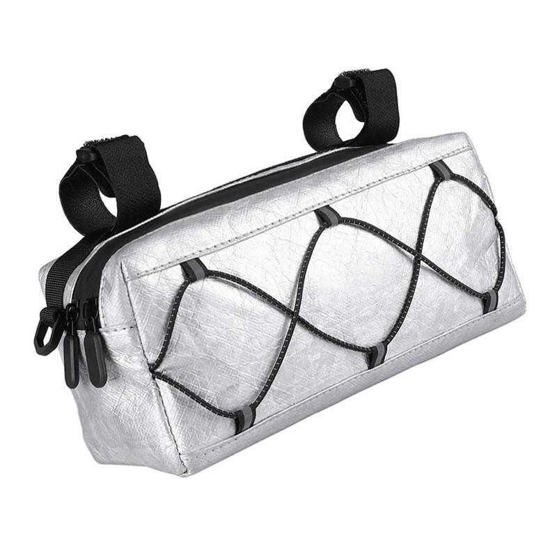 Klaisy Langlebige Lenkertasche Fahrräder Vordertaschen Reflektierende Fahrradaufbewahrungstasche für Erfrischung Aufbewahrung von Klaisy
