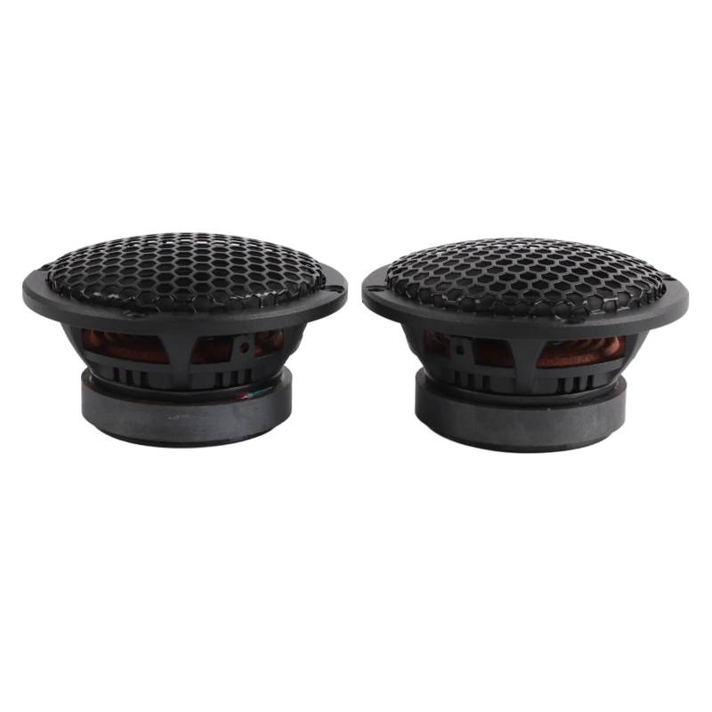 3in Auto Mittleren Lautsprecher Weichqualität Aluminium Eisen 100W Maximale Leistung Silber Schwarz Universal Design von Klanata