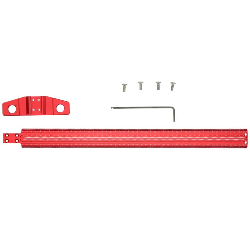 Aluminiumlegierung Abnehmbarer T -Quadrat -Lineal Holzbearbeitungsschreiberkunstwerkzeuge für Tischler (500 mm) von Klanata