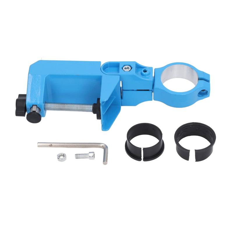 Aluminiumlegierung elektrischer Bohrer Fixierhalter Universal Rotary stehen blau für Workshop -Garage von Klanata