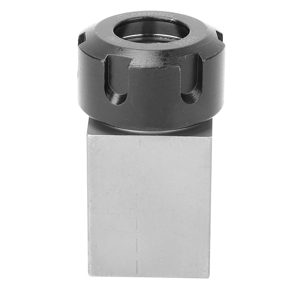 ER25 Spannzangenblock Spannfutterhalter Werkzeugstahl Hochfester Sechskant-Spannzangenständer CNC-Maschine (Vier Quadratgriffe) von Klanata
