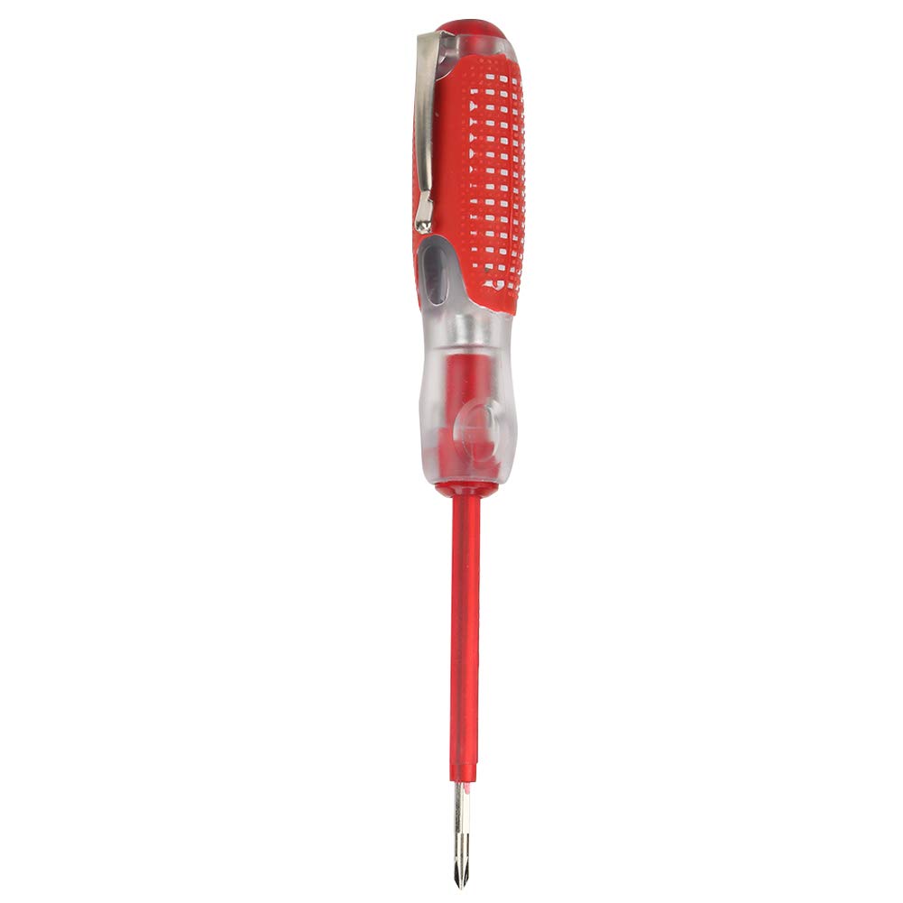 Elektrischer Testschraubendreher Skid-Proof-Griff 100-500 V Kreuzschlitzstift zum Testen elektronischer Schaltungen Elektrischer Testschraubendreher Skid-Proof-Griff 100-500 V Kreuzschlitzstift zum Testen elektronischer Schaltungen von Klanata