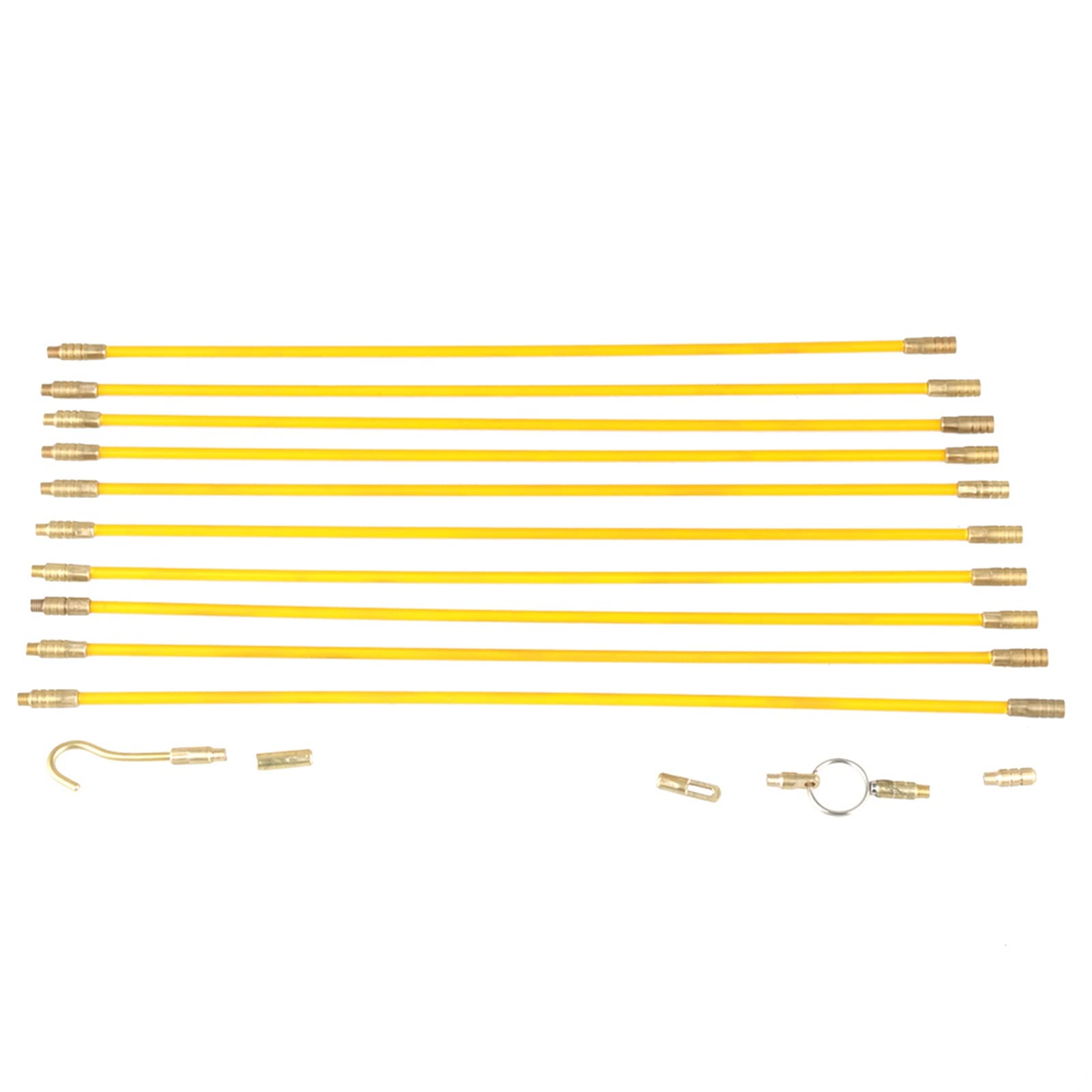 Fiberglass -Kabellauflauflaufwerkzeug für elektrische Kabelaufträge in Innenräumen Gelb gelb Fiberglass -Kabellauflauflaufwerkzeug für elektrische Kabelaufträge in Innenräumen Gelb gelb von Klanata