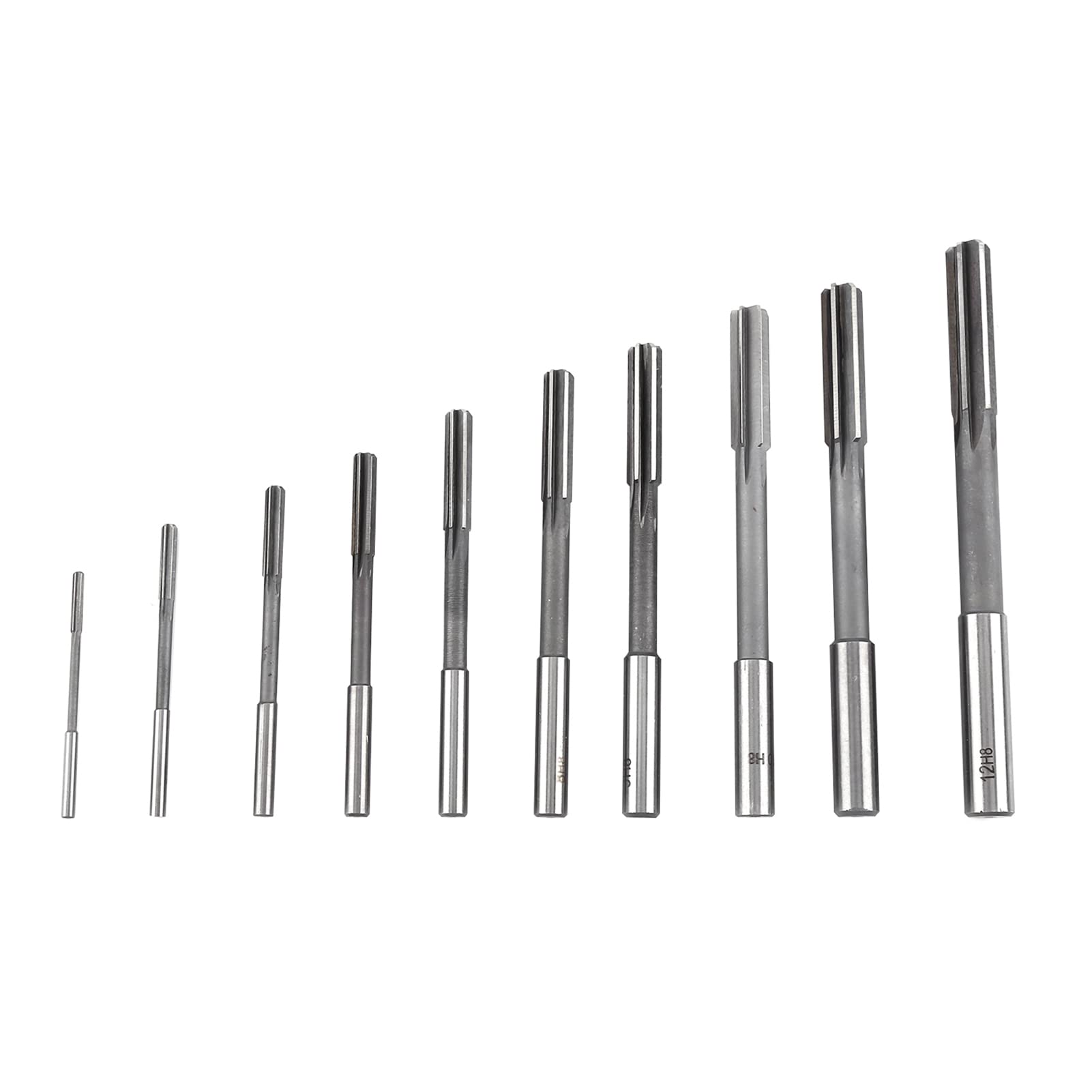HSS H8 Straight Shank Chucking Machine Reamer -Set für Bohrungsbearbeitung Eisenstahl Aluminium Kupferholz Plastik 10pcs HSS H8 Straight Shank Chucking Machine Reamer -Set für Bohrungsbearbeitung Eisenstahl Aluminium Kupferholz Plastik 10pcs von Klanata