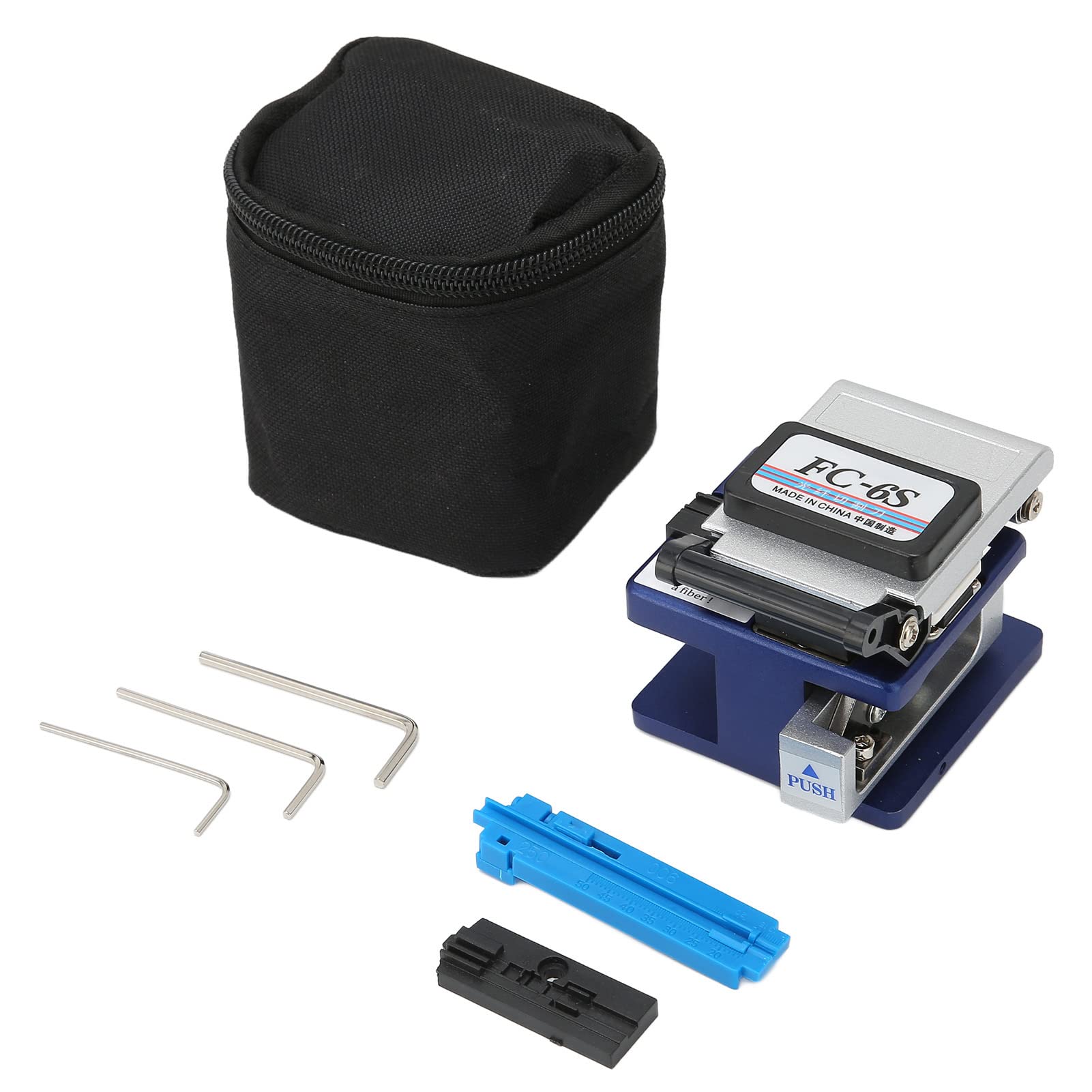 Hohe Genauigkeitsfaserdraht Cleaver Optical Faser-Kabel-Stripp-Stripper-Werkzeug mit Bag Blue Model FC-6S Hohe Genauigkeitsfaserdraht Cleaver Optical Faser-Kabel-Stripp-Stripper-Werkzeug mit Bag Blue Model FC-6S von Klanata