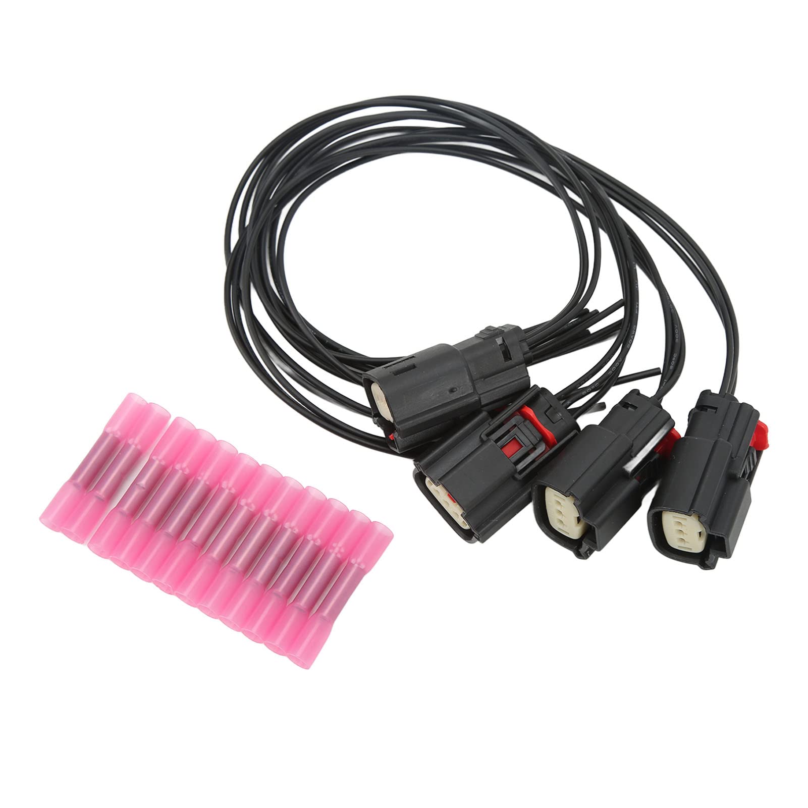 Klanata 9U2Z14S411EA Zündspulen-Anschlusskabelbaugruppe, 4-Zündkabelbaum mit 12 Anschlüssen, direkte Passform für C Max, Edge, Explorer Klanata 9U2Z14S411EA Zündspulen-Anschlusskabelbaugruppe, 4-Zündkabelbaum mit 12 Anschlüssen, direkte Passform für C Max, Edge, Explorer von Klanata