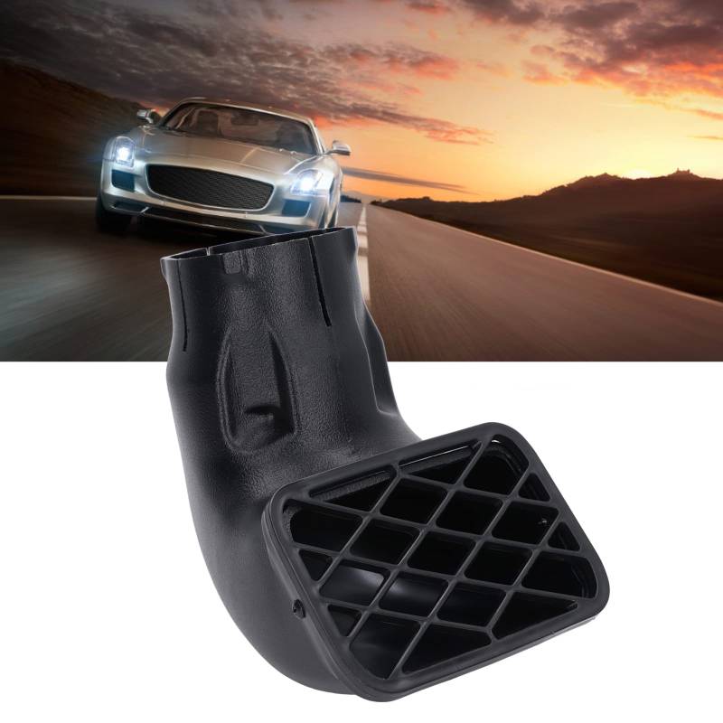 Klanata Universeller 3,0-Zoll Auto Schnorchel kopf aus LLDPE-Kunststoff, OffRoad-Mudding-Ersatz für Ram Air-Kits, All-Terrain-Belüftungssystem (3.0 inches) von Klanata
