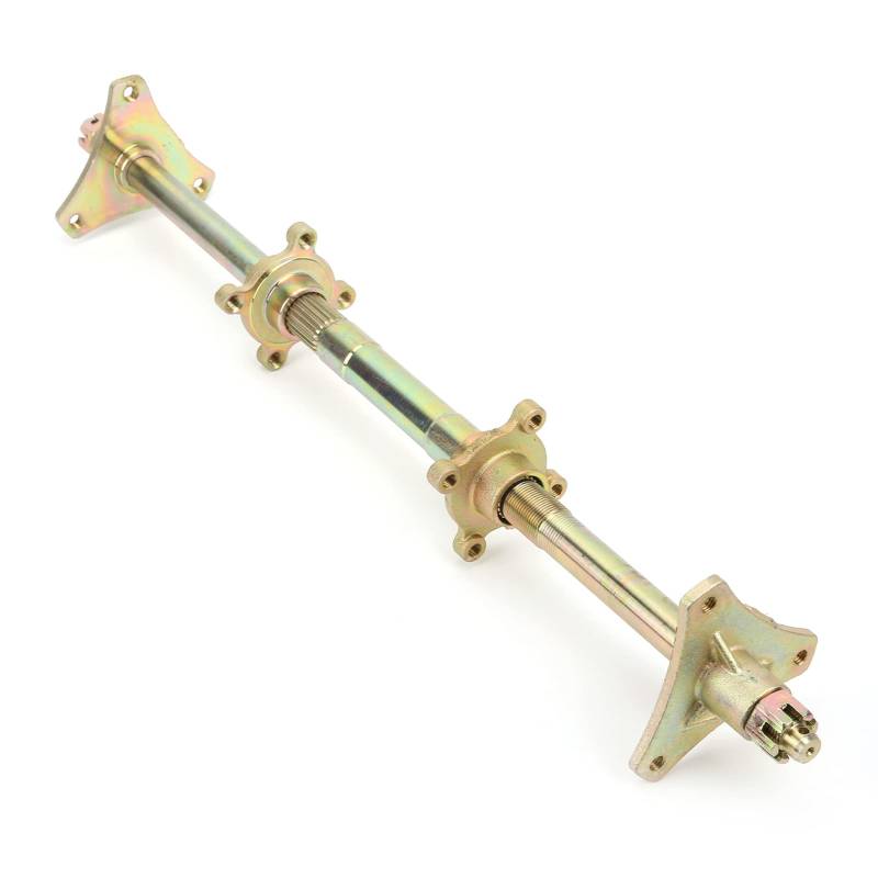 Klanata für 50–110 Kubikzentimeter ATV-Hinterachs-Montagesatz, Stahlersatz mit Kettenradnabenflansch, Go-Kart-Achse für Offroad-Leistung von Klanata