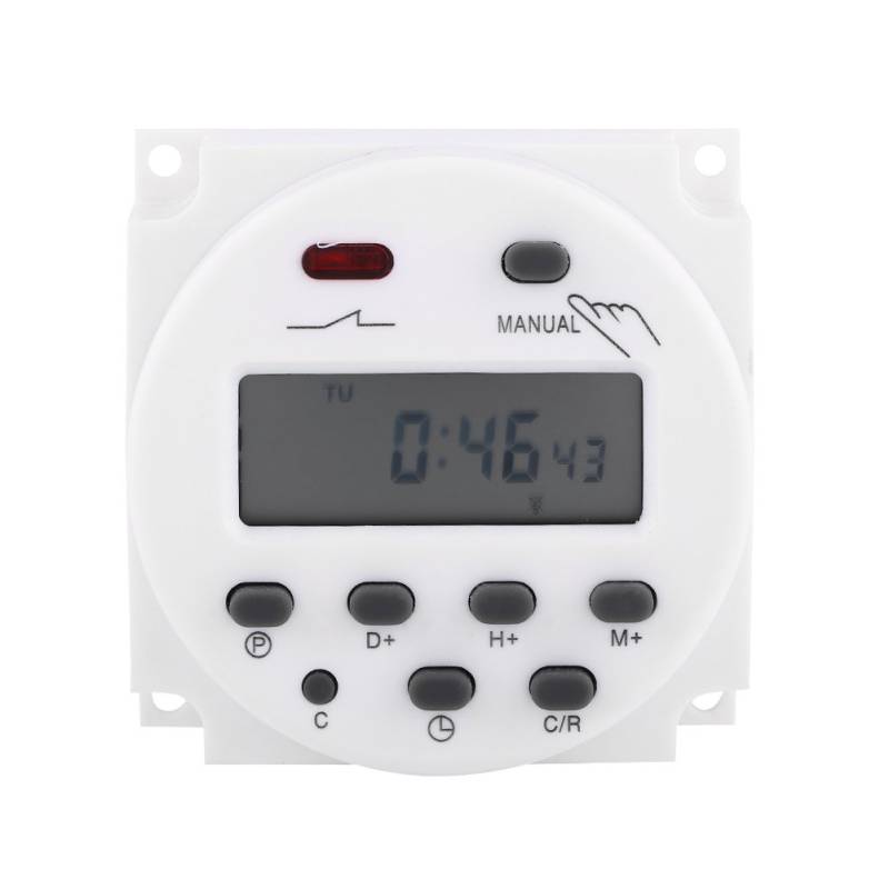 LCD Digital Weekly Weekly Programmierbares Mikrocomputer -Zeitschalter 17on und 17OFF Relais -Timer für Home Appliances Control (24 V) von Klanata