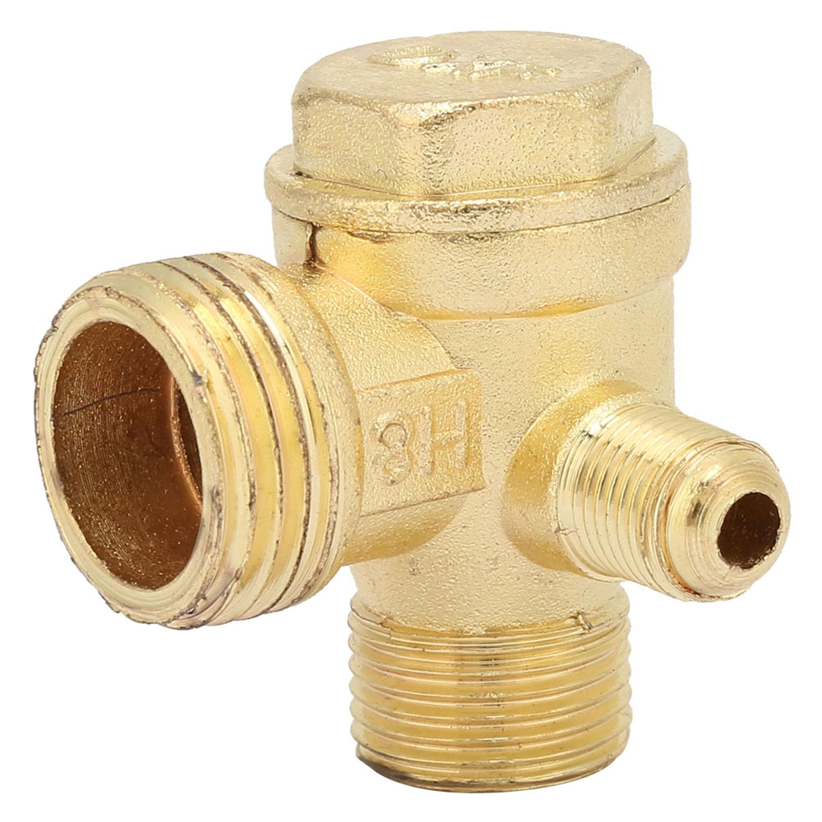 Luftkompressor Zinklegierung Drei-Wege Unidirektional Check Ventil Verbindungsrohrverschlüsse Golden 1/2 3/8 18 mm 9,5-10 mm 16-16,5 mm 20-20,5 mm 42 x 39 mm für Luftkompressor Zinklegierung Drei-Wege Unidirektional Check Ventil Verbindungsrohrverschlüsse Golden 1/2 3/8 18 mm 9,5-10 mm 16-16,5 mm 20-20,5 mm 42 x 39 mm für von Klanata