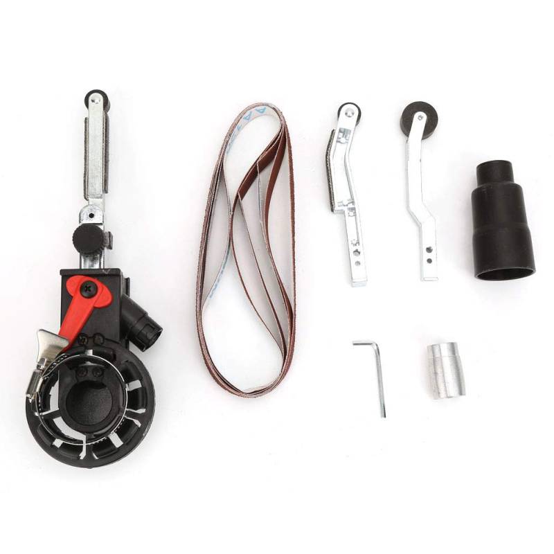 Mini -Gürtelschleifer Schleifkopfadapter Elektrischer Winkel Ergonomisches Design für präzise Klingenschleife (M14) von Klanata