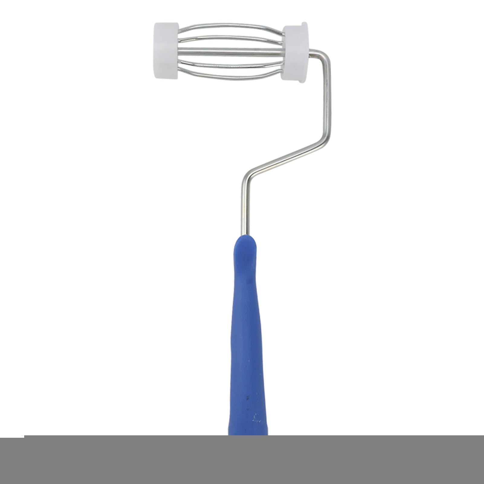 ROLLER RAHMEN ERGONOMISCHER GRIFF HOHE STÄRKE EINFACHE KONTROLLE PAINT ROLLER RAHMEN STAUB ROLLER FÜR DEN HAUSBAU (4in) von Klanata
