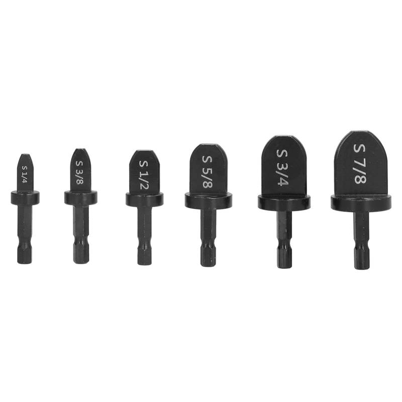 Röhrchen -Expander -Bohrer -Bit Set Sturdy Presentes Pilability -Szene mit Stahlschwarzzoll 6pcs (Sechskantgriff) von Klanata