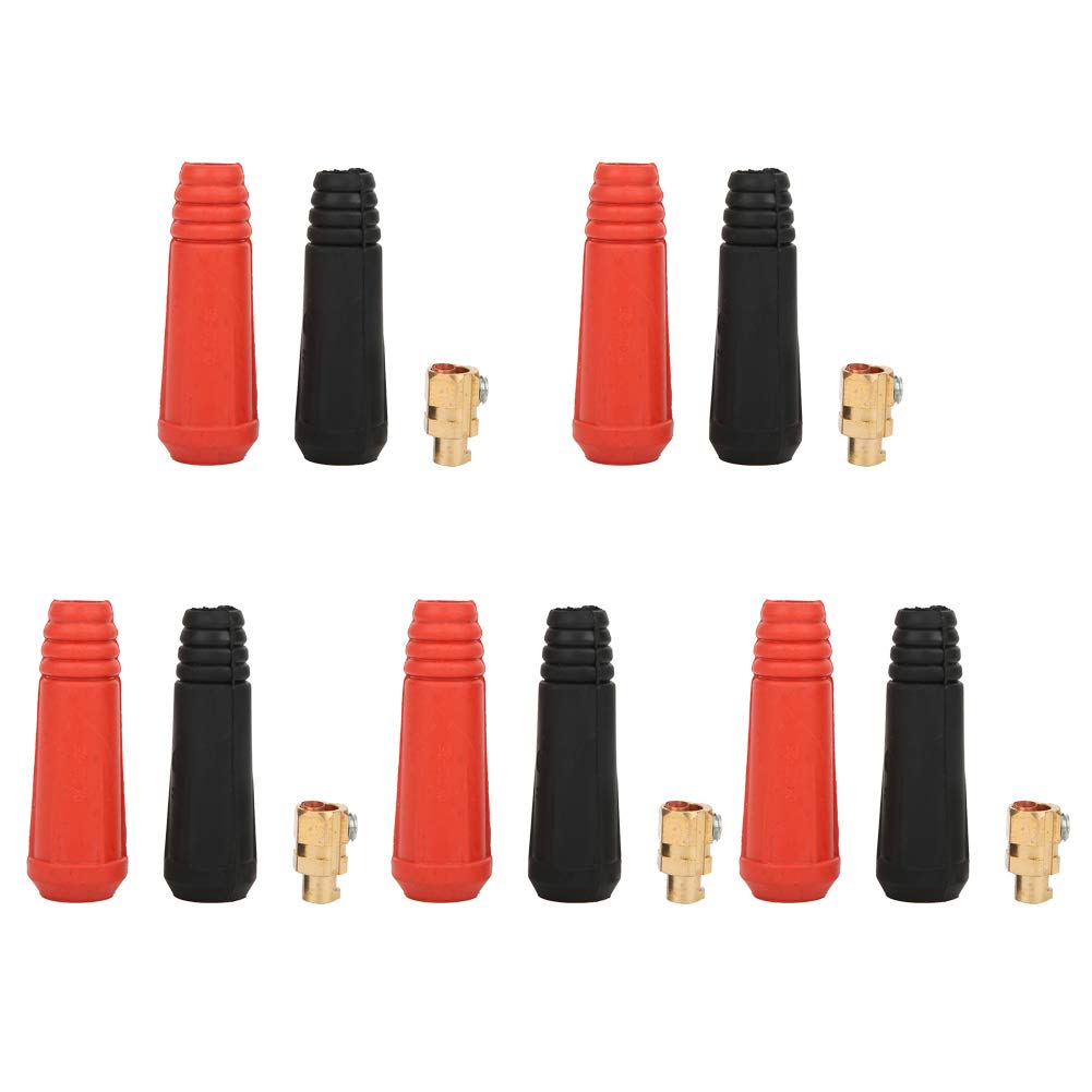 Schneller Stecker 10-25 Quadratische europäische Schweißmaschinenanschluss Hochwertig hoch und einfach Installation Rot Schwarz Schneller Stecker 10-25 Quadratische europäische Schweißmaschinenanschluss Hochwertig hoch und einfach Installation Rot Schwarz von Klanata