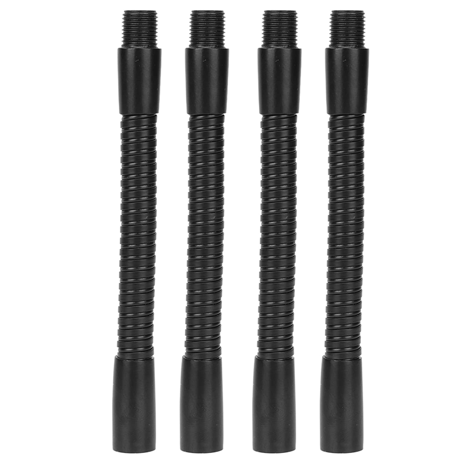 Schwanenhals -Lampen -Schlauch Aluminium Flexible Tischschreibtisch Beleuchtungsanschläge Schlauchanpassung Praktische haltbare Schwarz (12 cm) von Klanata