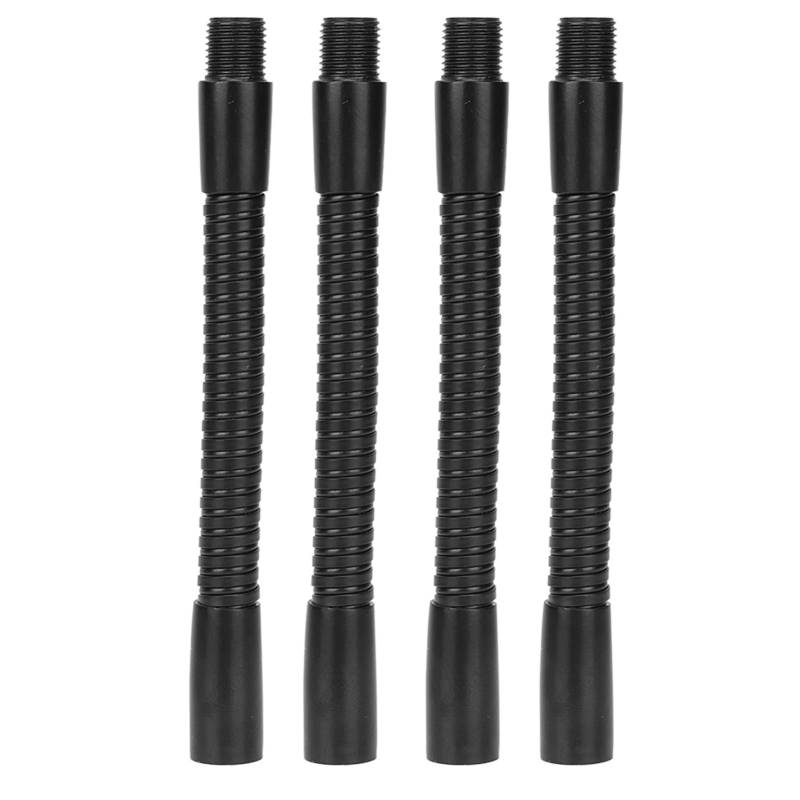 Schwanenhals -Lampen -Schlauch Aluminium Flexible Tischschreibtisch Beleuchtungsanschläge Schlauchanpassung Praktische haltbare Schwarz (12 cm) von Klanata
