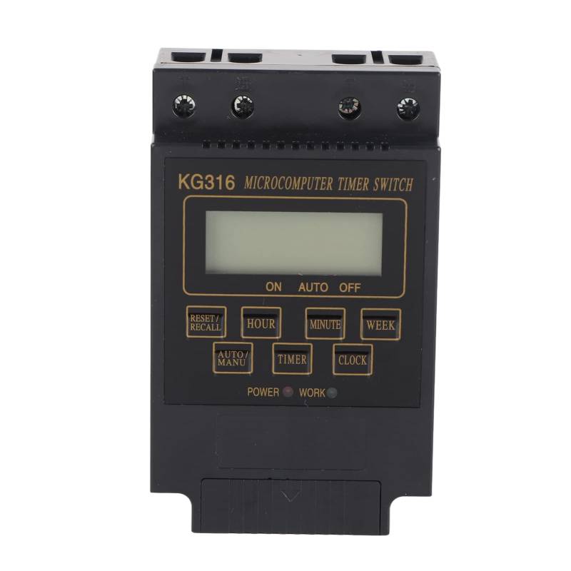 Schwarzer Mikrocomputer -Zeitschalter LCD -Digitalanzeige -Timer -Controller für Home Appliances von Klanata