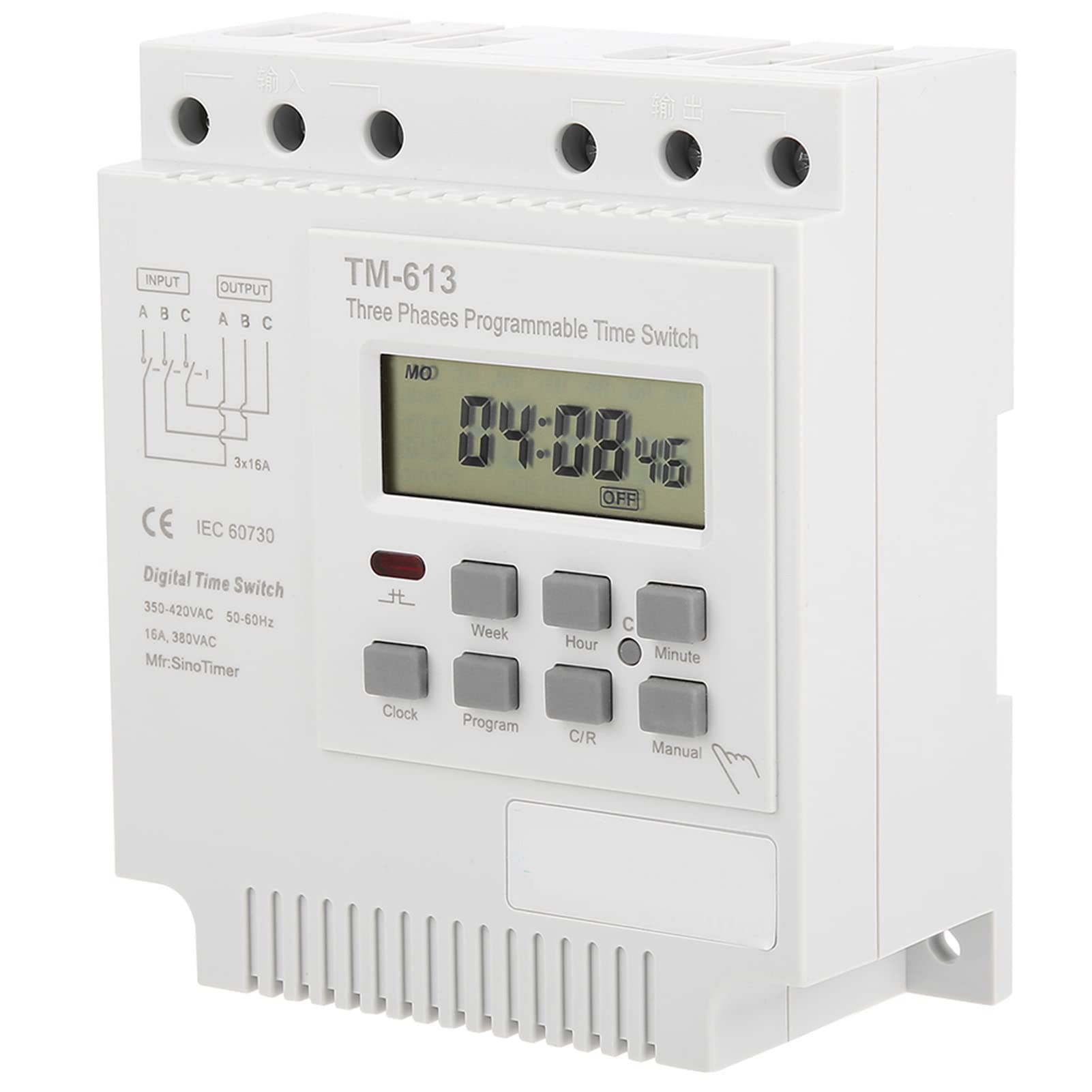 TM 163 Drei Phasen 380V Smart Digital Programable Power Timer Switch für Motorsteuerung TM 163 Drei Phasen 380V Smart Digital Programable Power Timer Switch für Motorsteuerung von Klanata