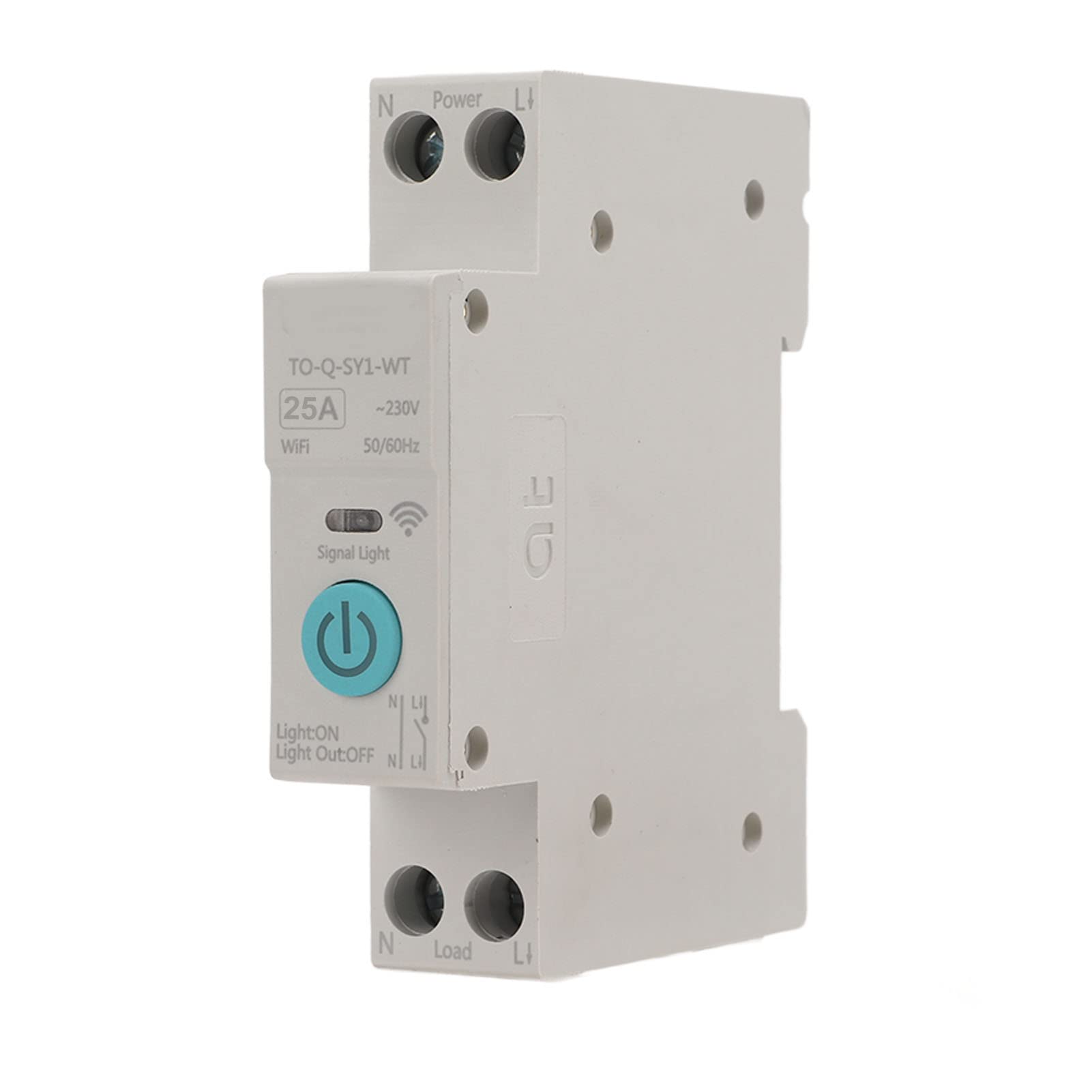 WiFi Smart Switch Breaker Wireless Fernbedienungszyklus Timing Countdown White 230V für Home Office (25a) von Klanata