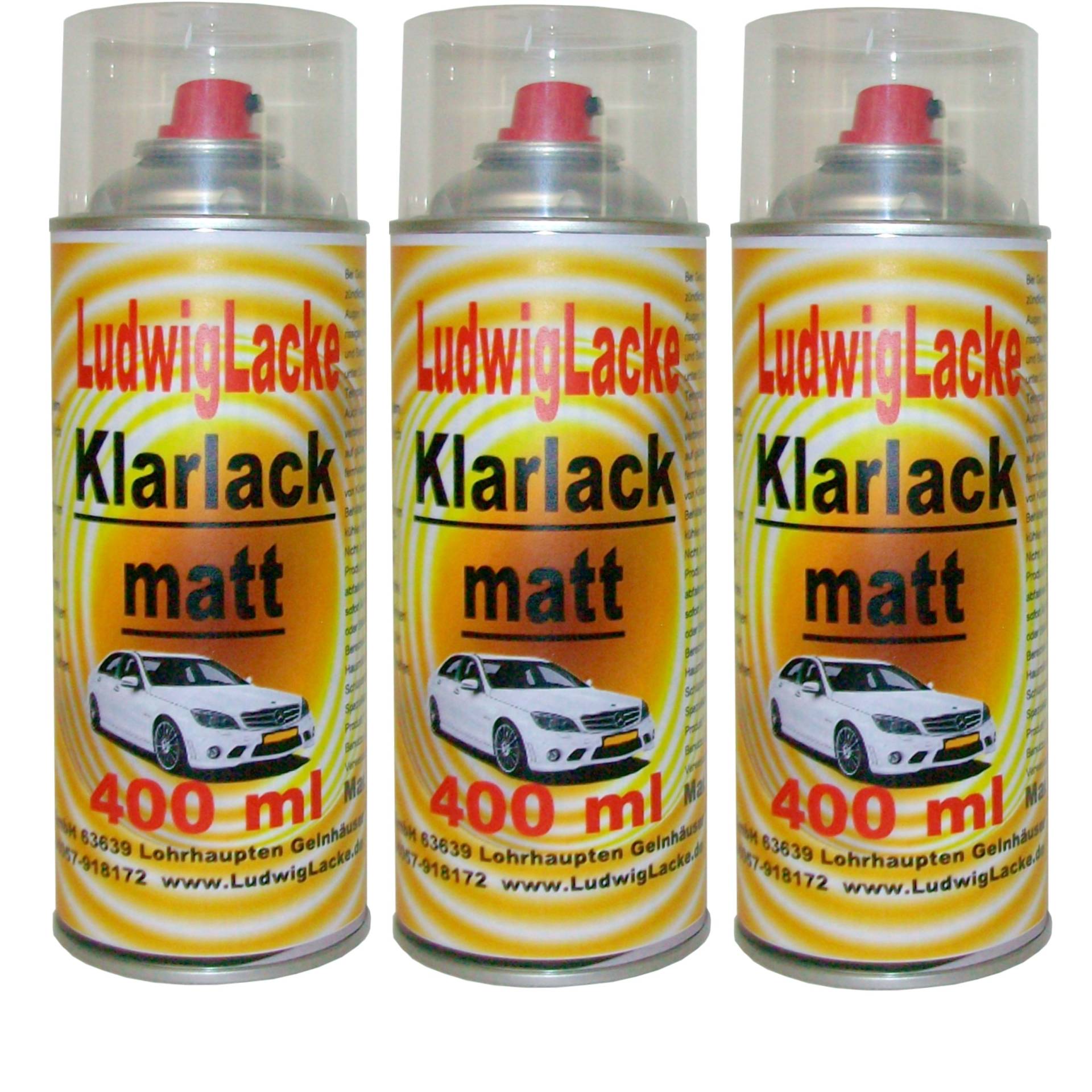 3 Klarlackspray matt 400 ml je Spraydose 3 Klarlackspray matt 400 ml je Spraydose von Klarlack Spraydose
