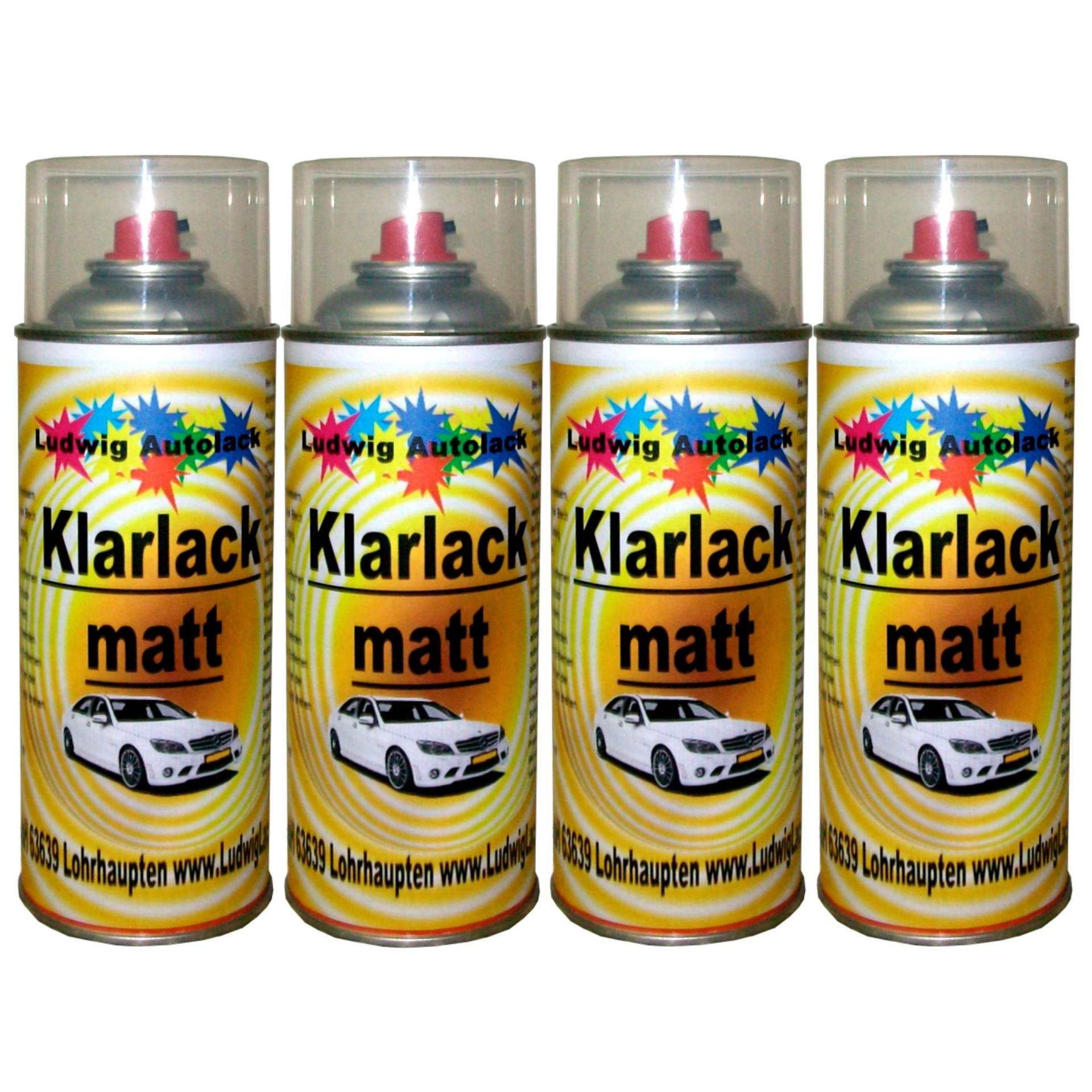 4 Klarlackspray matt 400 ml je Spraydose 4 Klarlackspray matt 400 ml je Spraydose von Klarlack Spraydose