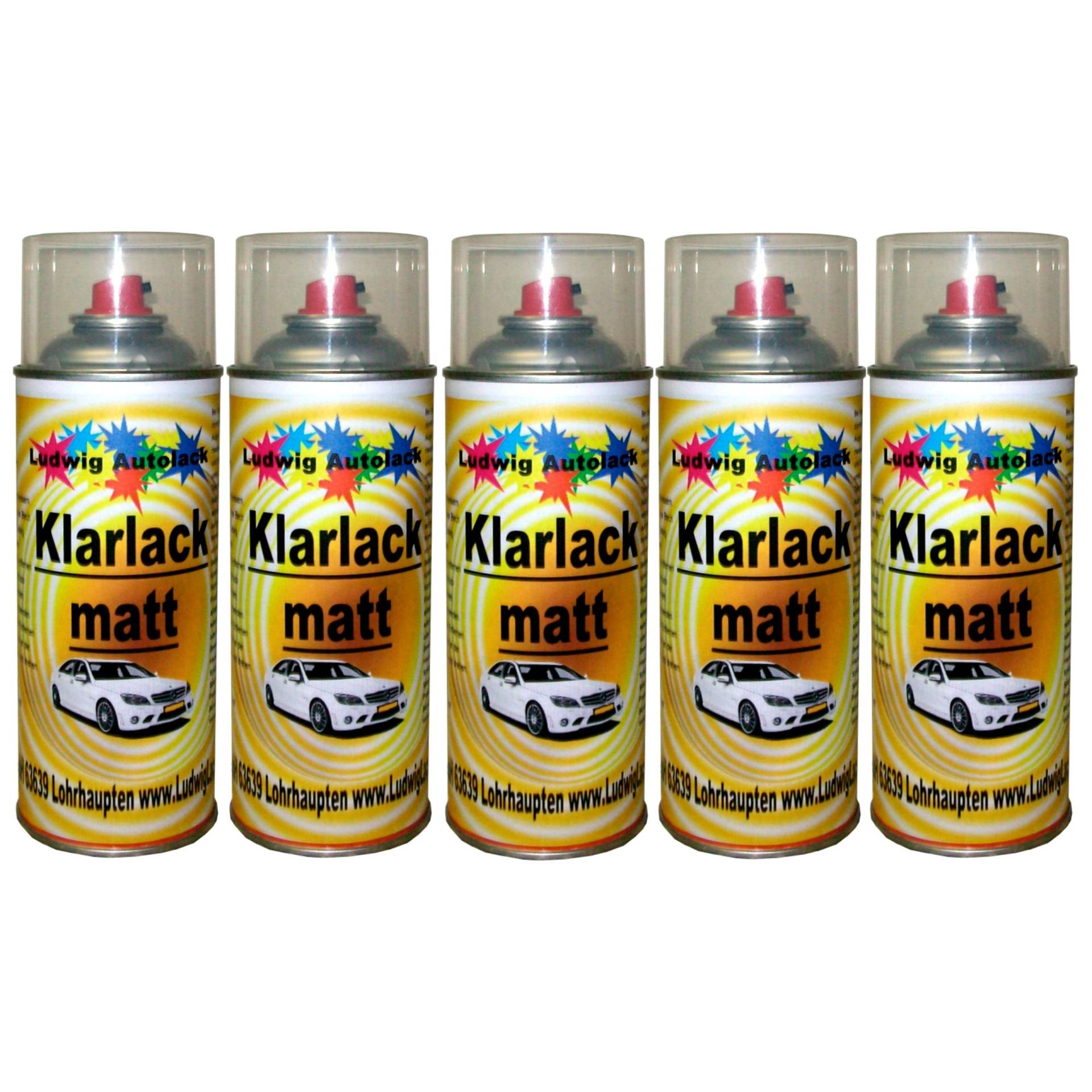 5 Klarlackspray matt 400 ml je Spraydose 5 Klarlackspray matt 400 ml je Spraydose von Klarlack Spraydose