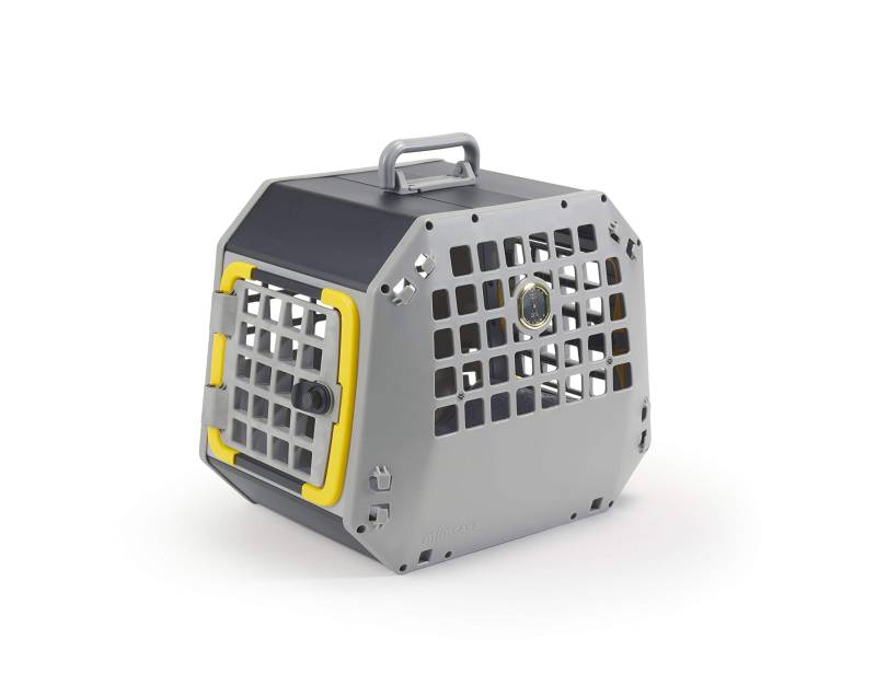Hunde Transportbox Auto Care2 Kleinmetall Größe M, grau von Kleinmetall