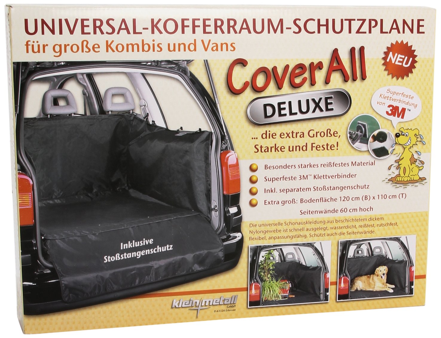 Kleinmetall Kofferraumschutz Coverall Deluxe, Kofferraum-Schutzplane von Kleinmetall