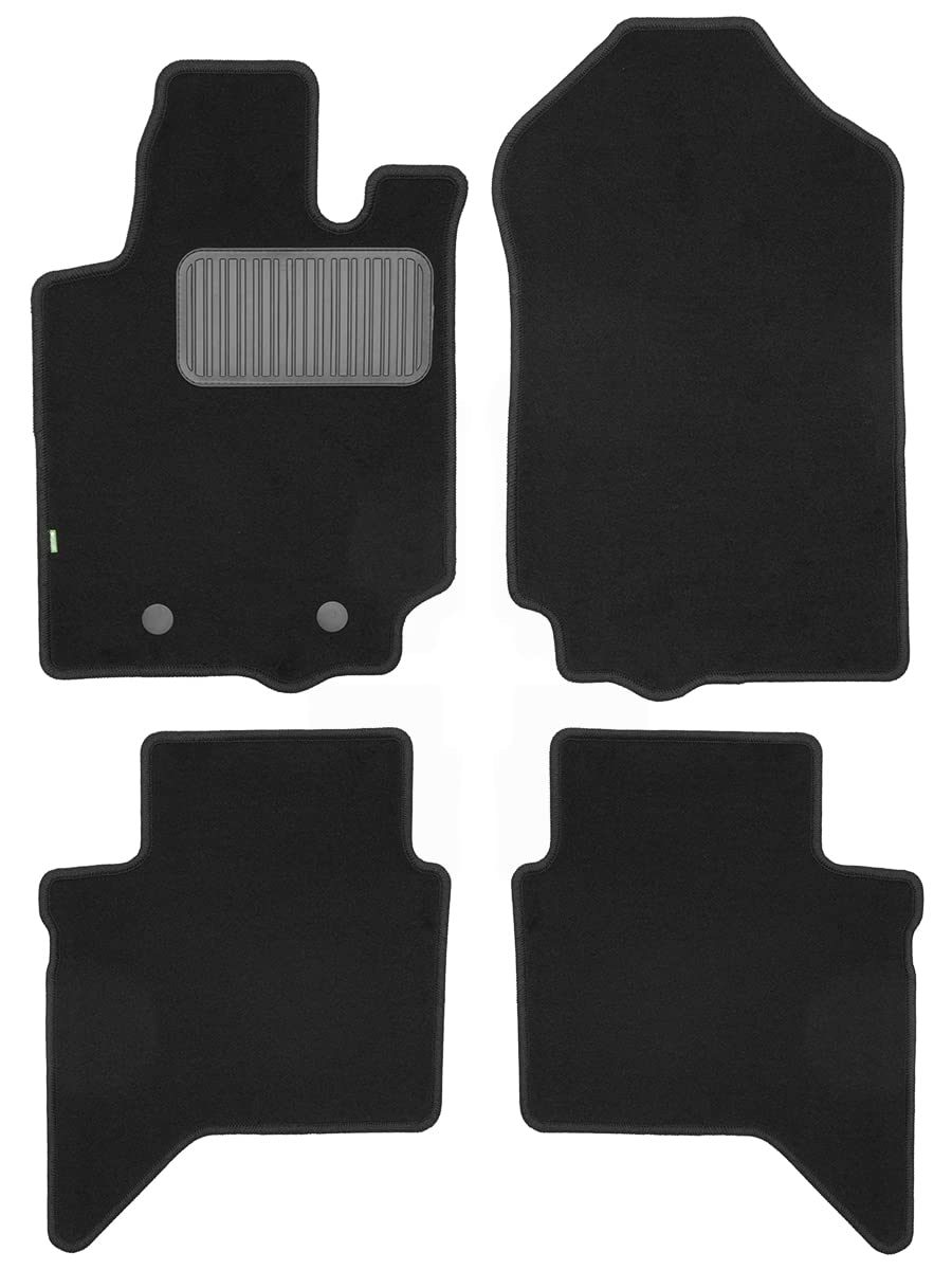 Passgenaue Textile Fussmatten KLEVER Designed für Ford Ranger, MK3, 4-Türer, 2011-2020, 4 TLG. von Klever