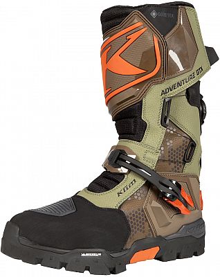 Klim Adventure GTX, Stiefel Gore-Tex - Schwarz/Braun/Orange - 7 von Klim