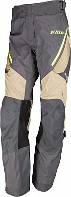 Klim Artemis, Textilhose Gore-Tex Damen - Dunkelgrau/Beige/Neon-Gelb - 42 von Klim