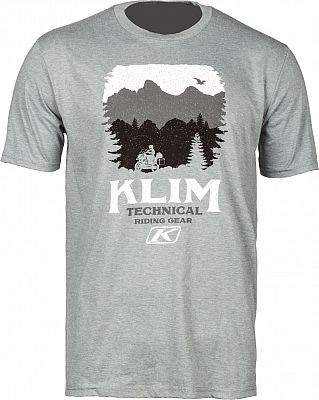 Klim Badlands, T-Shirt - Hellgrau/Weiß/Grau/Schwarz - XL von Klim