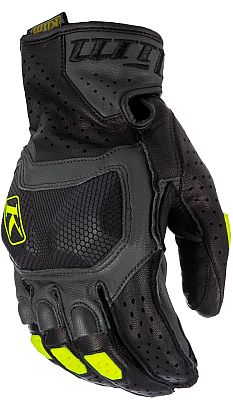 Klim Badlands Aero Pro, Handschuhe kurz - Schwarz/Neon-Gelb - S von Klim
