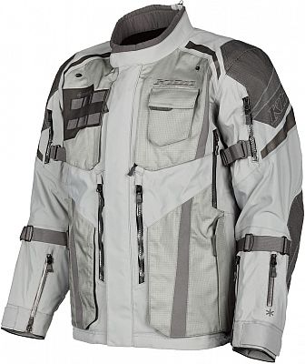 Klim Badlands Pro, Textiljacke Gore-Tex - Hellgrau/Grau - 3XL von Klim