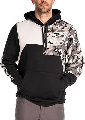 Klim Cliff Hanger Camo, Kapuzenpullover - Schwarz/Weiß/Grau - S von Klim