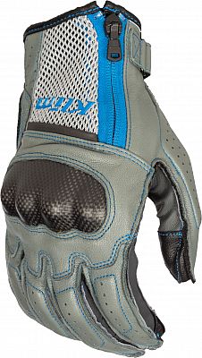 Klim Induction, Handschuhe - Hellgrau/Neon-Blau - L von Klim