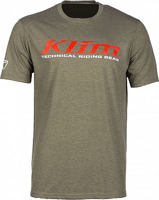 Klim K Corp, T-Shirt - Dunkelgrün/Rot - L von Klim