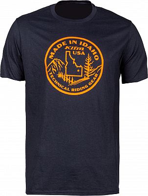 Klim Made In Idaho, T-Shirt - Dunkelblau/Orange - L von Klim